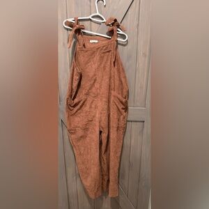 Women's Brown Overalls